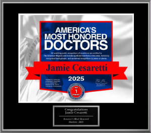 Dr. Jamie Cesaretti: America's Most Honored Doctors 2025 - Top 1%