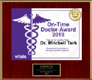 Vitals&reg; On-Time Physician Award - 2019